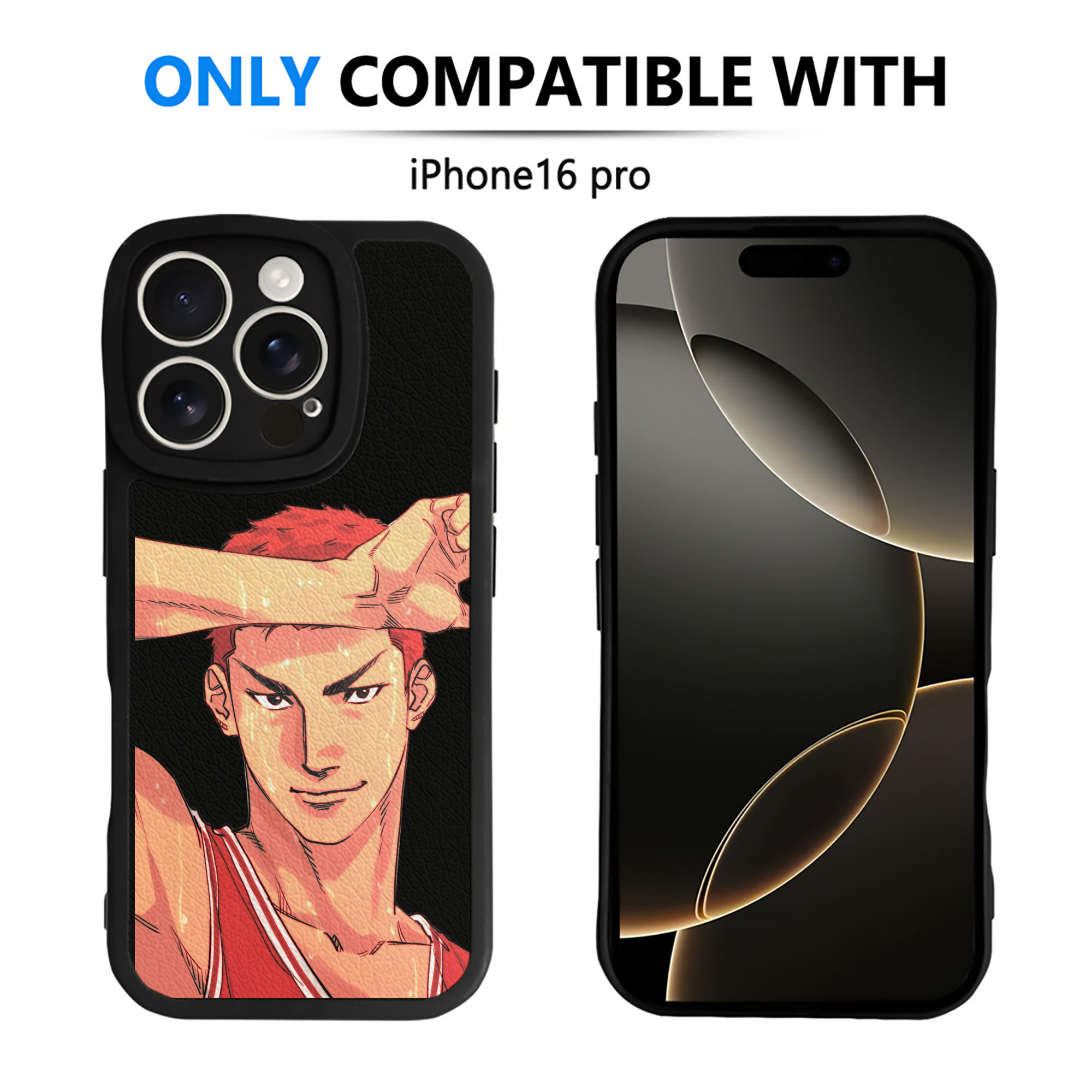 （画像用） SLAM DUNK／スラムダンク 【iPhone 16シリーズ対応】シリコンスマホケース（レザー調） 材質：シリコン